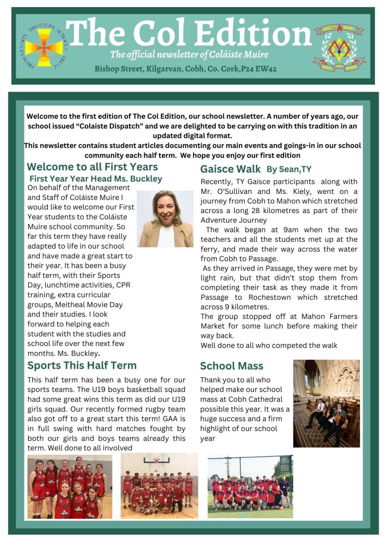 Col Edition Issue 1: October 2023