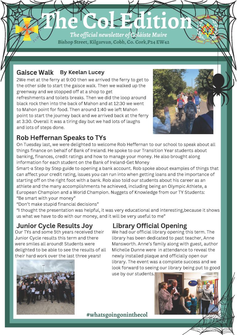 Col Edition Issue 5: October 2024